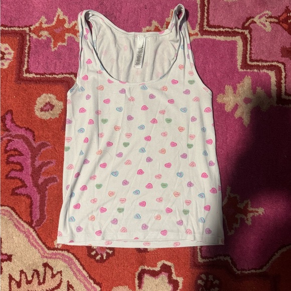 SKIMS candy heart ribbed super soft lounge set/pajamas size medium - Picture 2 of 3